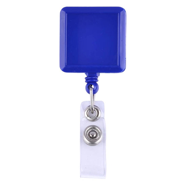 Square-Shaped Retractable Badge Holder