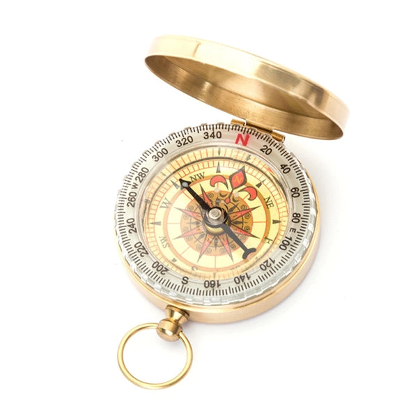 Luminous Flap Pocket Watch Style Camping Compass