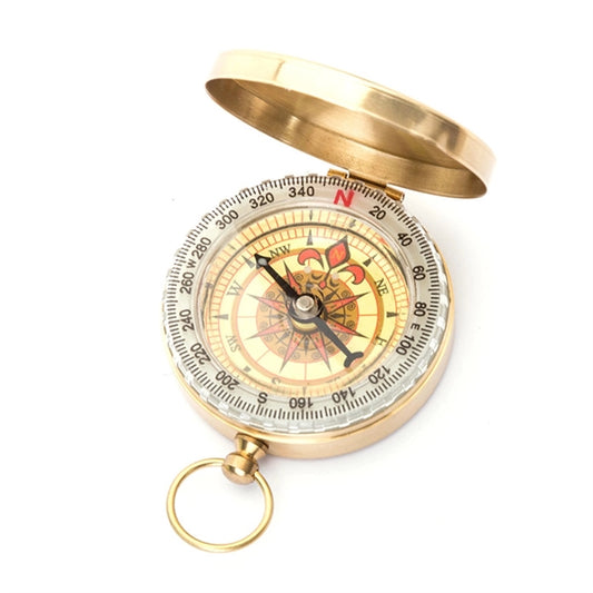 Luminous Flap Pocket Watch Style Camping Compass