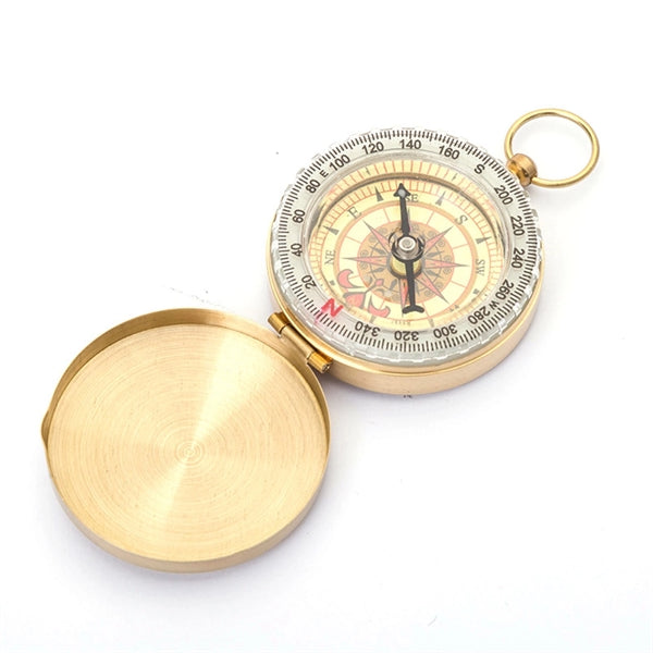 Luminous Flap Pocket Watch Style Camping Compass