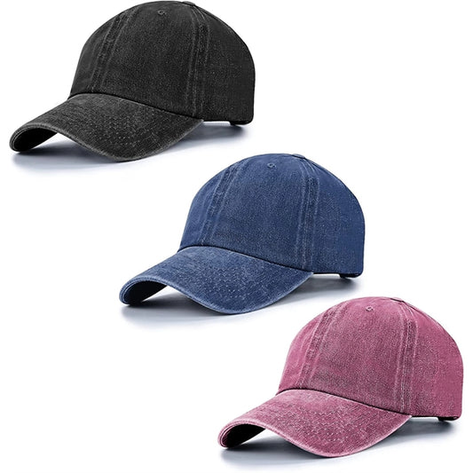 Vintage Washed Distressed Baseball Cap