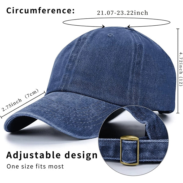 Vintage Washed Distressed Baseball Cap