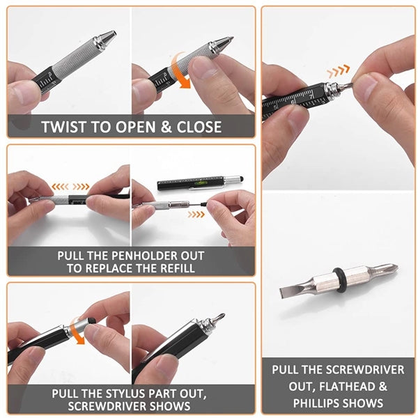 6 In 1 Multitool Pen