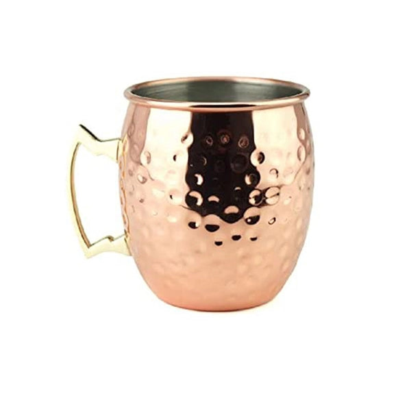 Moscow Mule Mugs Solid Copper Hammered Cup