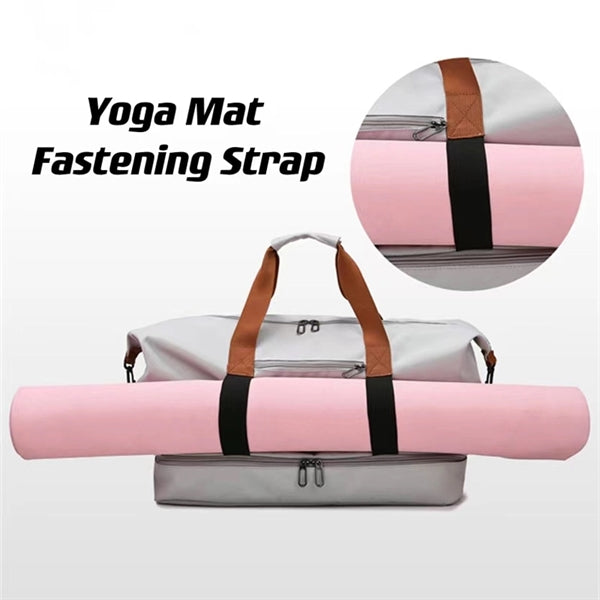 Sports Gym Bag With Wet Pocket & Shoes Compartment