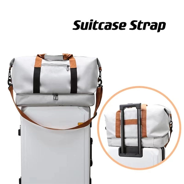 Sports Gym Bag With Wet Pocket & Shoes Compartment