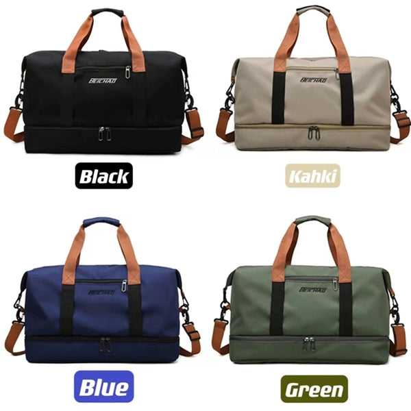 Sports Gym Bag With Wet Pocket & Shoes Compartment
