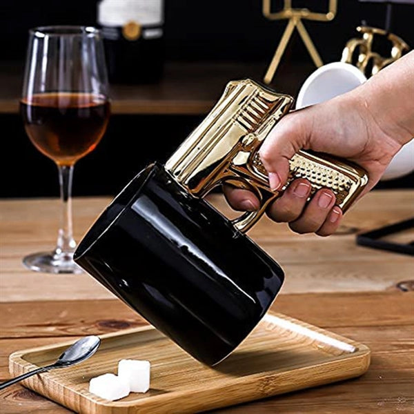 3D Pistol Ceramic Coffee Beer Mug