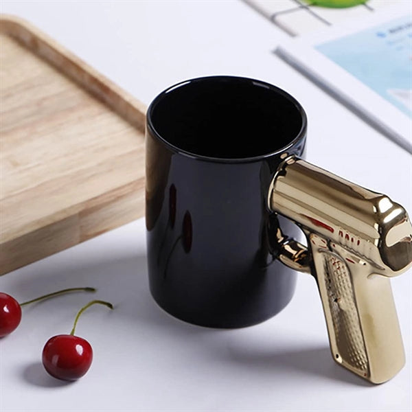 3D Pistol Ceramic Coffee Beer Mug