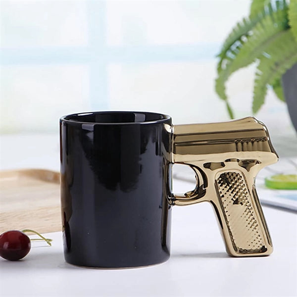 3D Pistol Ceramic Coffee Beer Mug