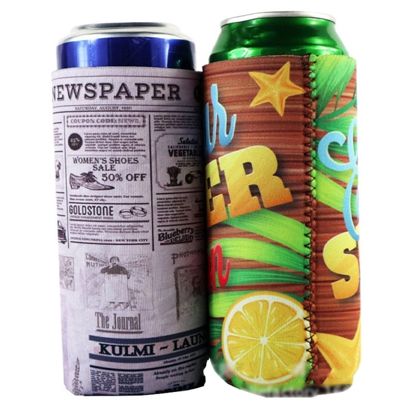 Collapsible 16 oz. Tall Boy Foam Can Cooler Beverage Holder