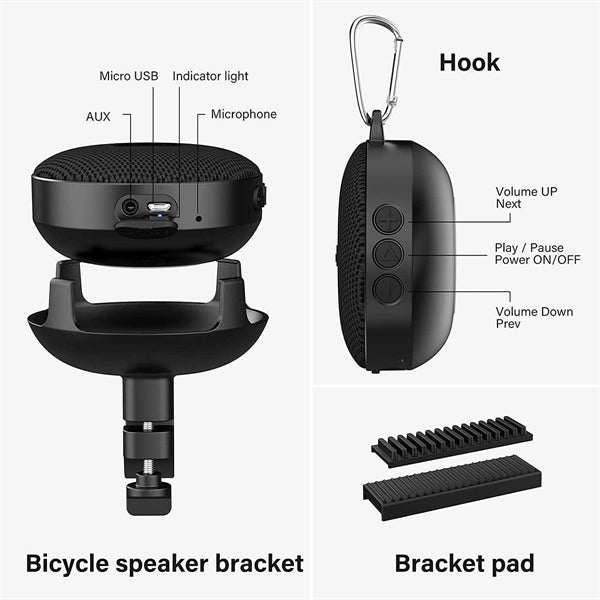 IP65 Bluetooth Speaker For Bike