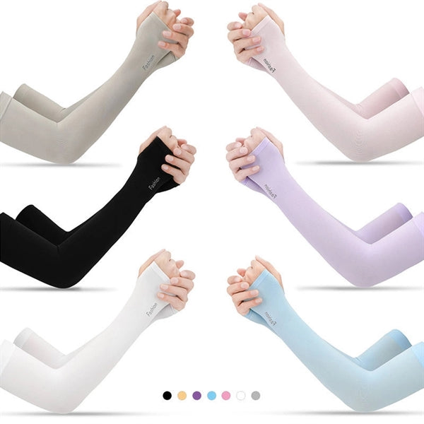 Ice Silk UV Protection Cooling Arm Sleeves