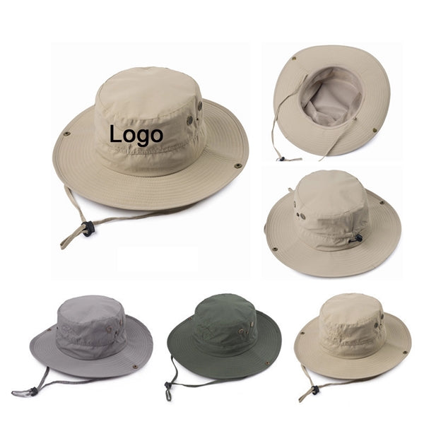 Outdoor Fishing Wide Brim Sun Bucket Hat