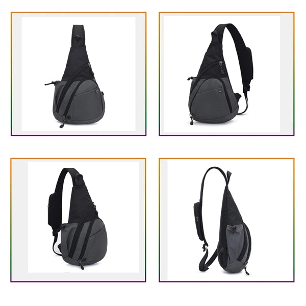 Water Resistant Shoulder Chest Crossbody Bag