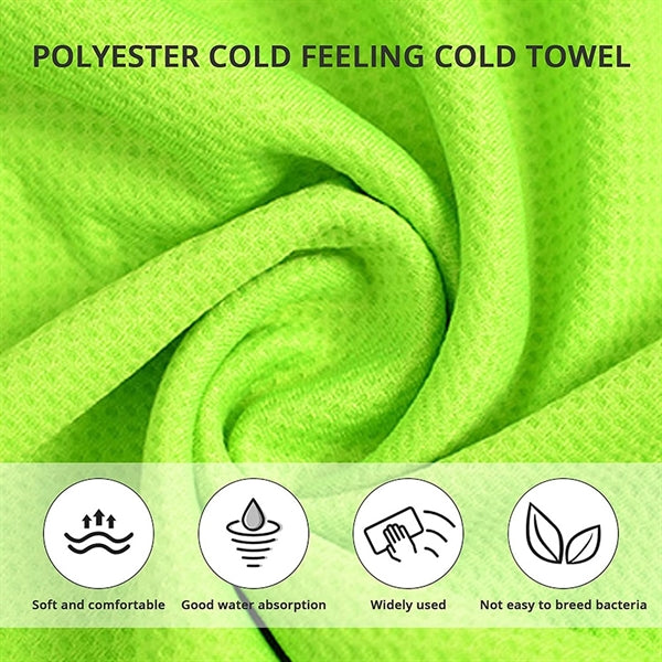 Microfiber Cooling Towel With Carry Bottle