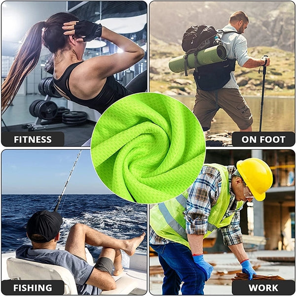 Microfiber Cooling Towel With Carry Bottle
