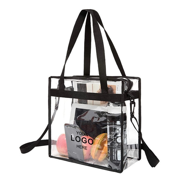 Clear Tote Bag With Zipper Closure