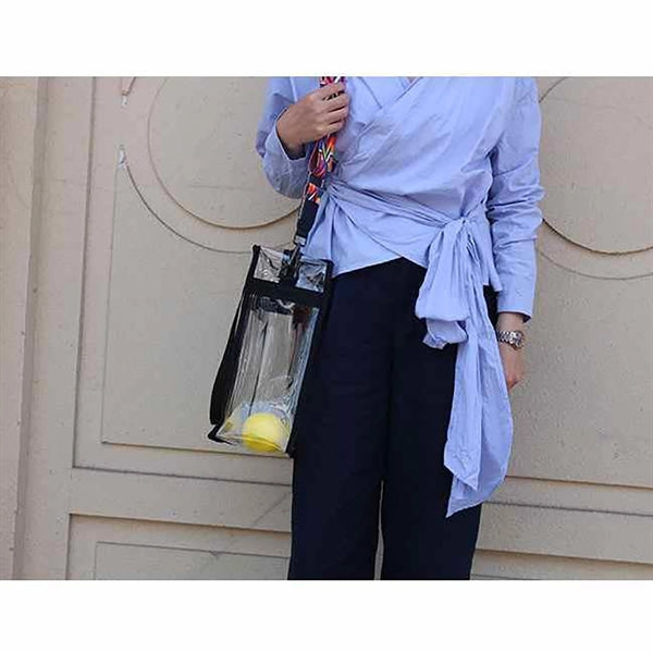 Clear Tote Bag With Zipper Closure