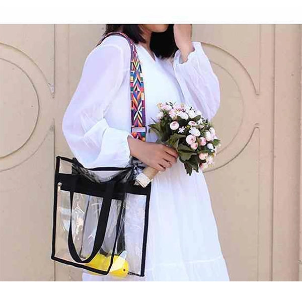 Clear Tote Bag With Zipper Closure