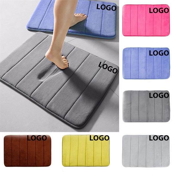Coral Velvet Memory Cotton Mat