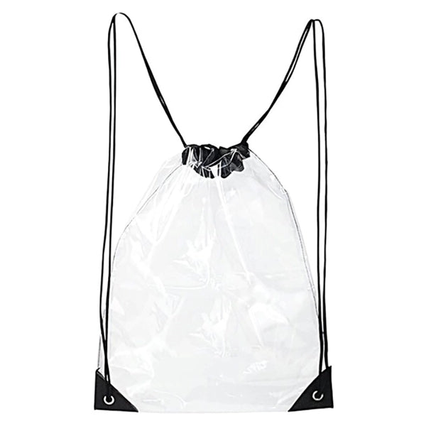 Clear Drawstring Bag