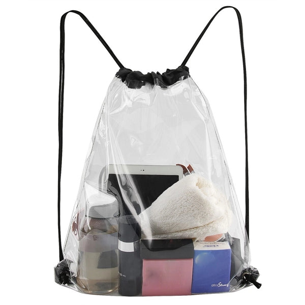 Clear Drawstring Bag