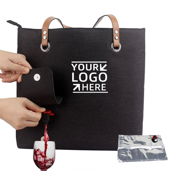 Beach Wine Tote Bag with Baldder