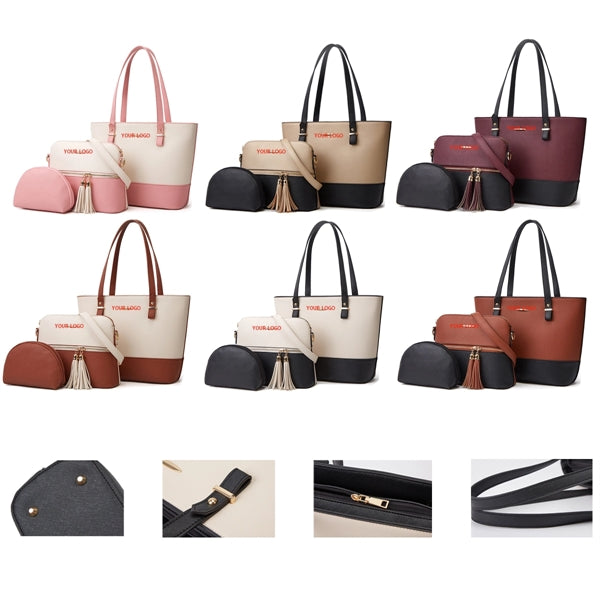 Tote Shoulder Crossbody Bags 3Pcs Purse Set
