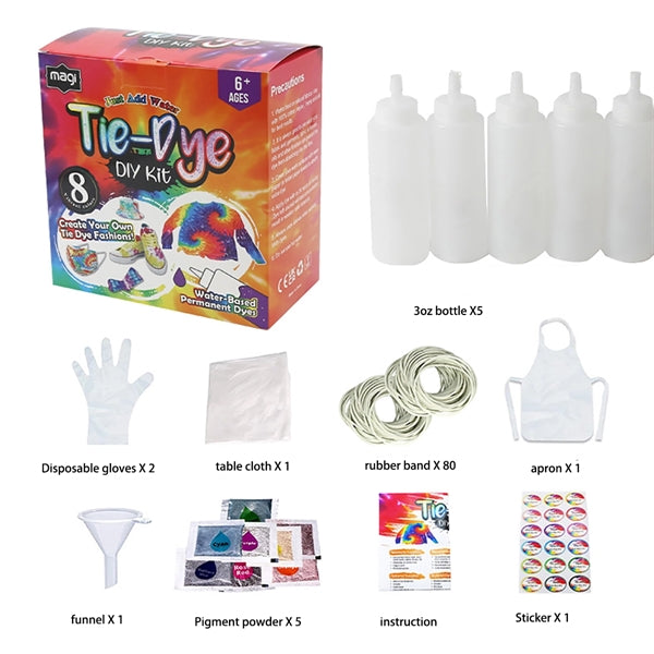 5 Colors Tie Dye Kit