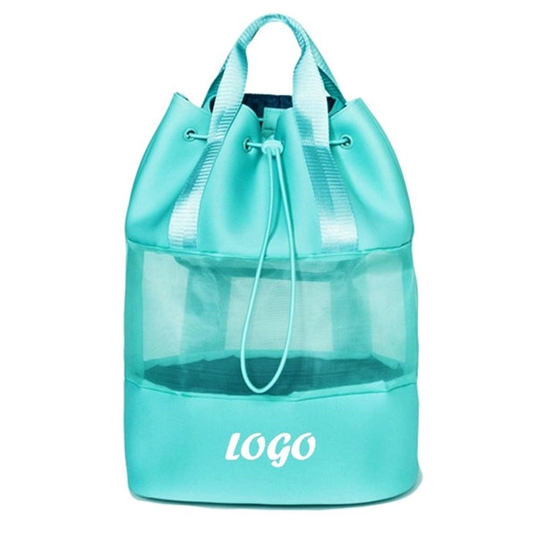 Large Capacity Beach Drawstring Backpack