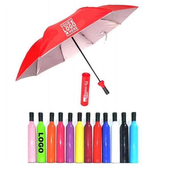 Wine Bottle Shape Umbrella