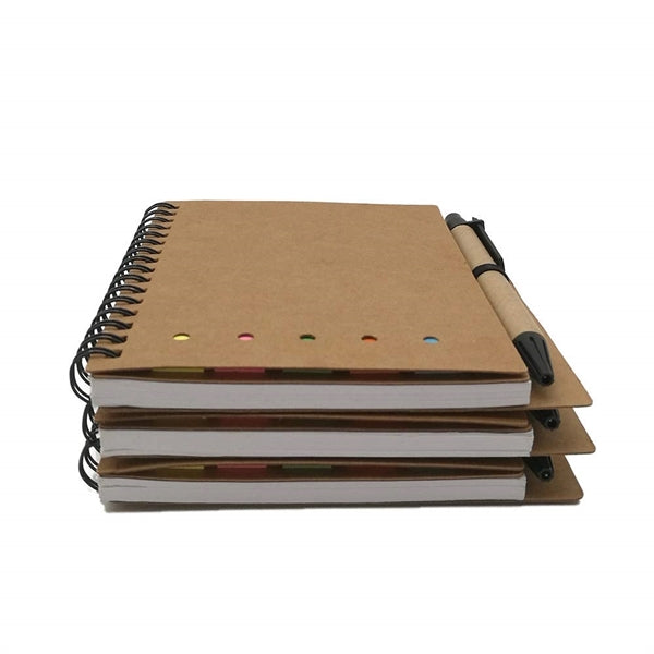 4.5"x5.6" Kraft Paper Cover Small Pocket Notebook