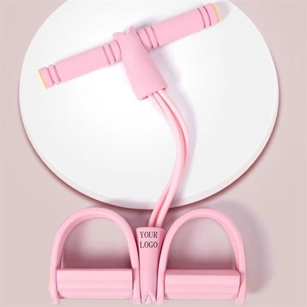 Fitness Gum 4 Tube Resistance Bands Latex Pedal