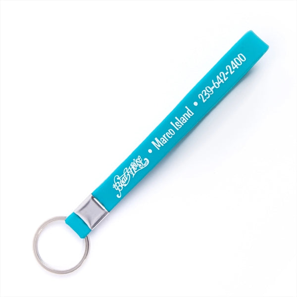 8" Silk-Screened Silicone Key Tag