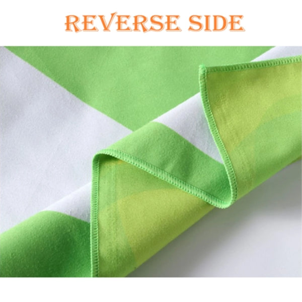 Eco-friendly rPET Sublimated Microfiber Sand Proof Towel