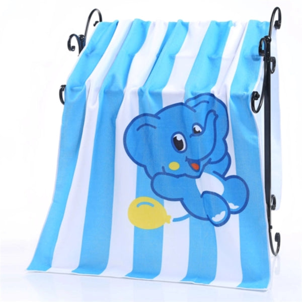 25"x 50" Sublimated Microfiber Terry Beach Towel