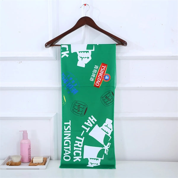12"x 36" Sublimated Coolmax Polyester Gym Towel