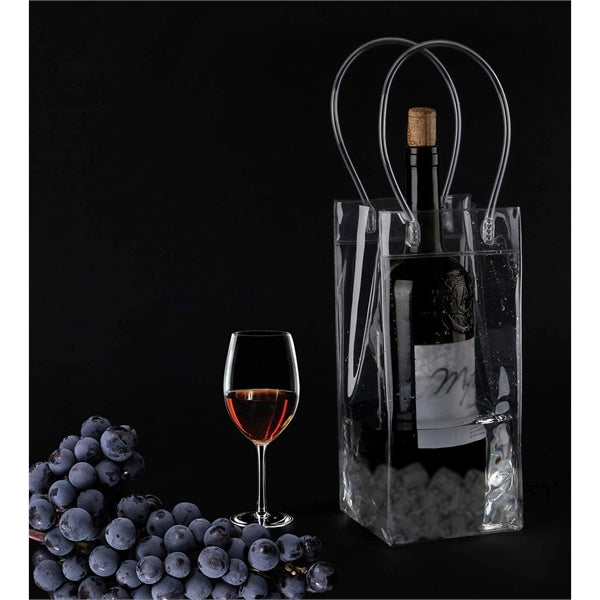 Single PVC Wine Cooler Tote Bag