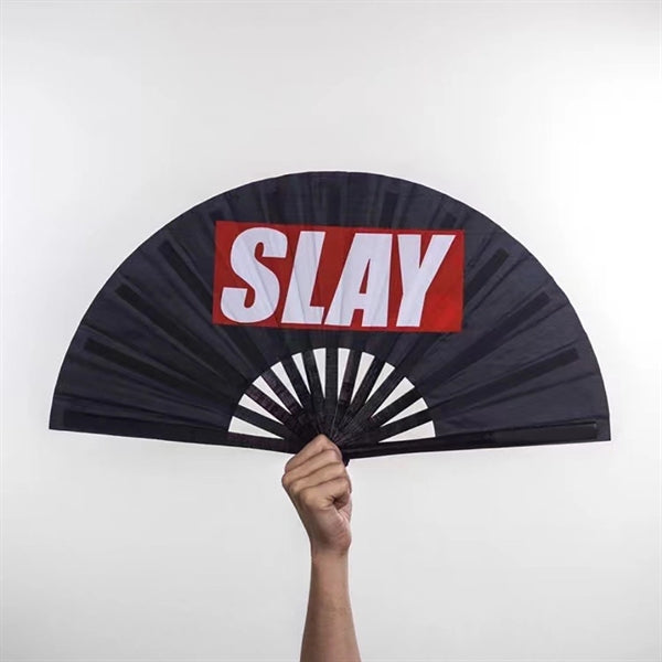 10"Plastic Frame Crafted Folding Fan
