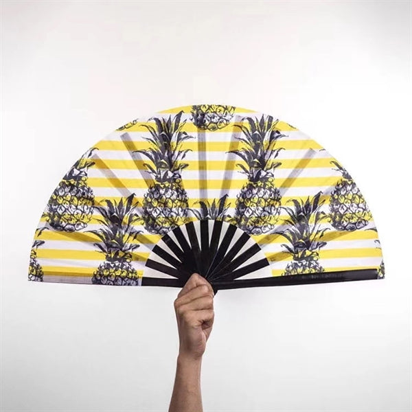 10"Plastic Frame Crafted Folding Fan