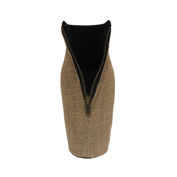 Burlap Jute Bottle Cooler