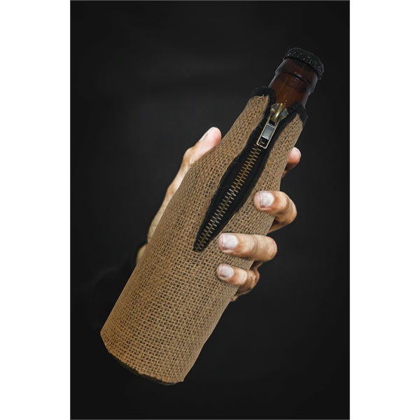 Burlap Jute Bottle Cooler