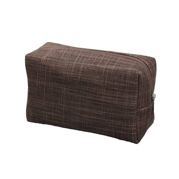 Canvas Travel Makeup Pouch & Cosmetic Toiletry Bag