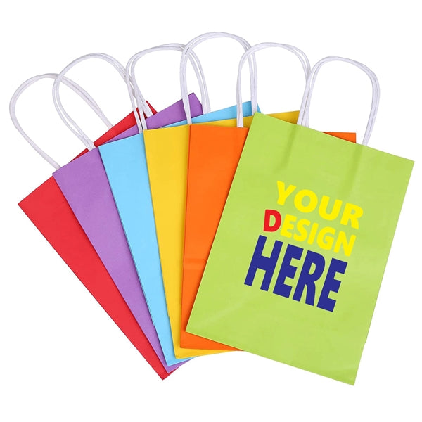Full Color Kraft Party Portable Gift Bags