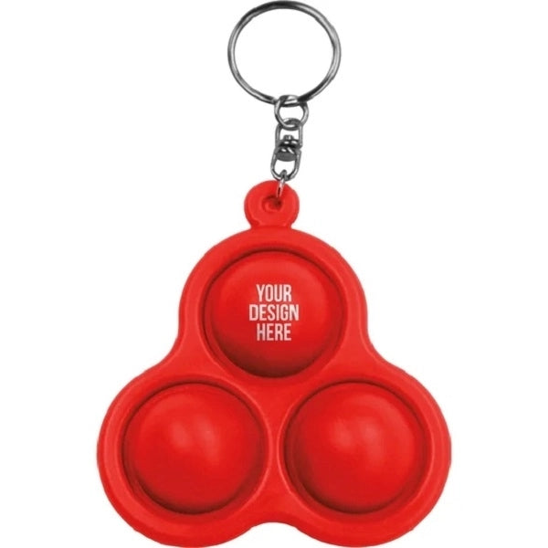 Pop 3 Bubbles Keychains
