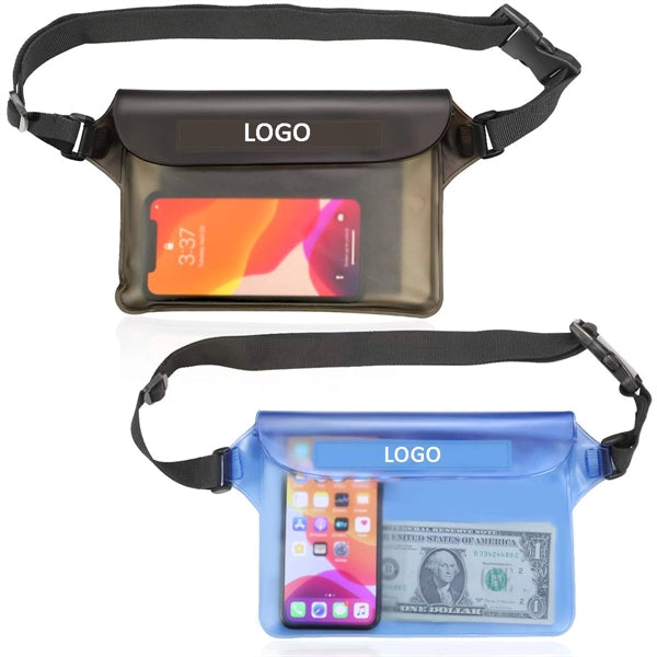 Waterproof Pouch Bag With Adjustable Waist Strap