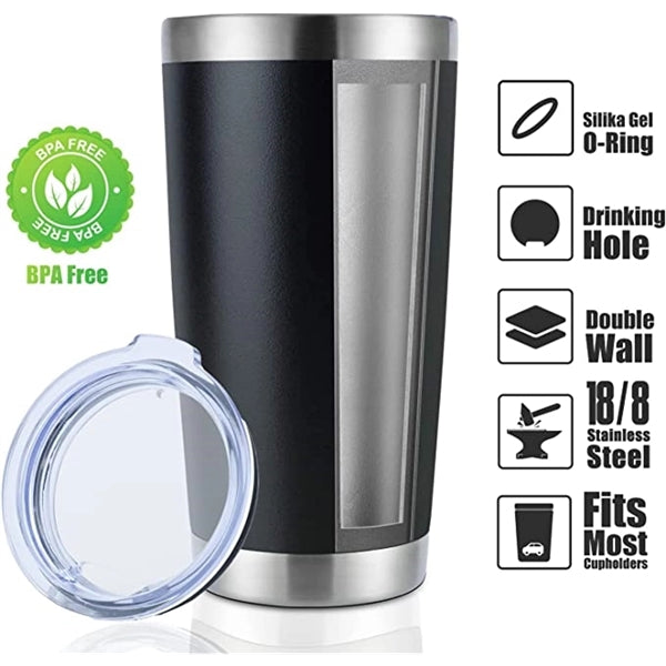 20oz Stainless Steel Insulated Tumbler Travel Coffee Mug