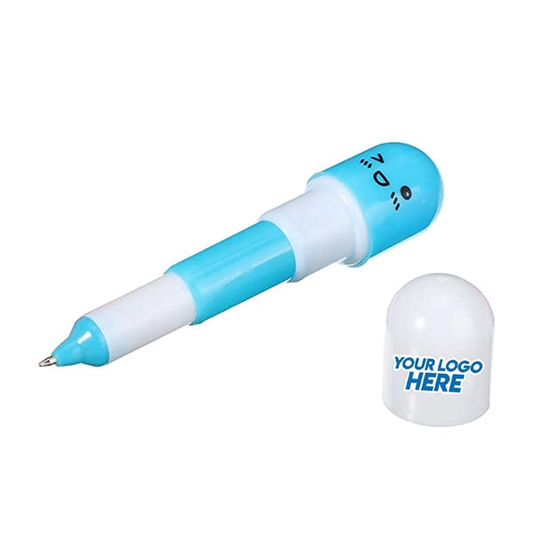 Pill Shaped Stress Reliever Ballpoint Pen