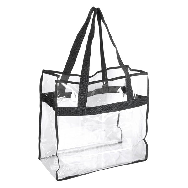 Transparent Vinyl Tote Bags for Security Approved
